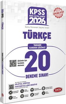 Data Yayınları 2026 KPSS Türkçe Ultra 20 Deneme