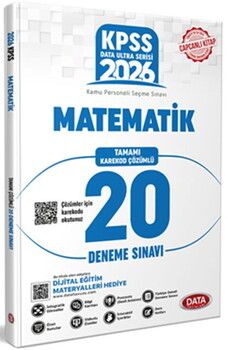 Data Yayınları 2026 KPSS Matematik Ultra 20 Deneme