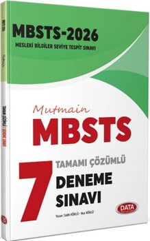 Data Yayınları 2026 MBSTS Mütmain Tamamı Çözümlü 7 Deneme Sınavı