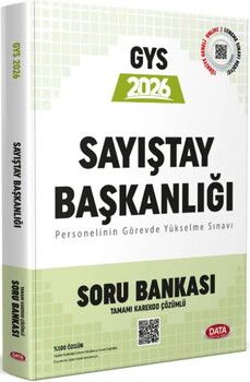 Data Yayınları 2026 GYS Sayıştay Başkanlığı Soru Bankası