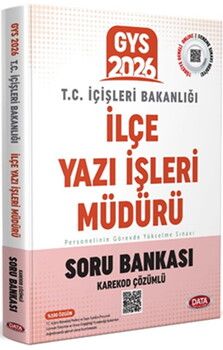 Data Yayınları 2026 GYS İçişleri Bakanlığı İlçe Yazı İşleri Müdürü Soru Bankası