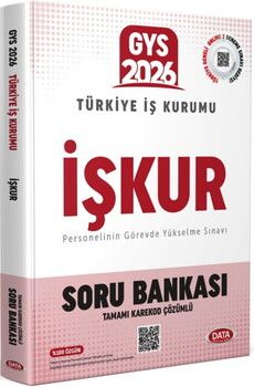 Data Yayınları 2026 GYS Türkiye İş Kurumu İşkur Şube Müdürü Soru Bankası