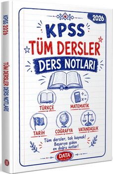 Data Yayınları 2026 KPSS Tüm Dersler Ders Notları
