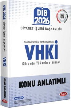 Data Yayınları 2026 Diyanet İşleri Başkanlığı VHKİ Görevde Yükselme Sınavı Konu Anlatımlı