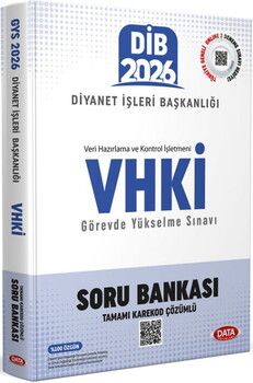 Data Yayınları 2026 Diyanet İşleri Başkanlığı VHKİ Görevde Yükselme Sınavı Soru Bankası
