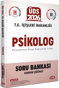 Data Yayınları 2026 ÜDS T.C. İçişleri Bakanlığı Psikolog Soru Bankası