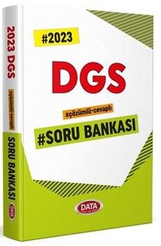 Data Yayınları 2023 DGS Çözümlü Cevaplı Soru Bankası