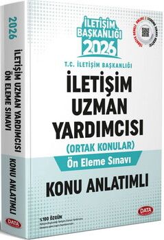 Data Yayınları 2026 İletişim Başkanlığı İletişim Uzman Yardımcısı Konu Anlatımlı