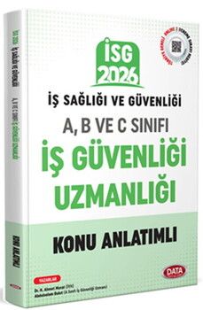 Data Yayınları 2026 İş Sağlığı Güvenliği A-B-C İş Güvenliği Uzmanlığı Konu Anlatımlı