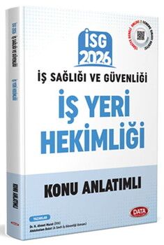 Data Yayınları 2026 İş Sağlığı Güvenliği İş Yeri Hekimliği Konu Anlatımlı
