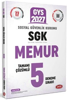 Data Yayınları 2027 GYS SGK Memur 5 Deneme