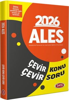 Data Yayınları 2026 ALES Çevir Konu Çevir Soru