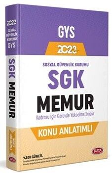 Data Yayınları 2023 SGK Memur Konu Anlatımlı
