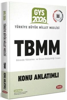 Data Yayınları 2026 Türkiye Büyük Millet Meclisi GYS Ortak Konular Konu Anlatımlı
