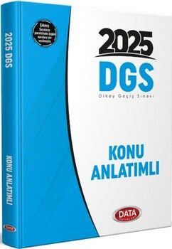 Data Yayınları 2025 DGS Konu Anlatımlı