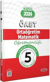 Data Yayınları 2024 ÖABT Ortaöğretim Matematik Öğretmenliği Tamamı Çözümlü 5 Deneme