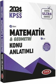 Data Yayınları 2024 KPSS Matematik Geometri Ultra Konu Anlatımlı