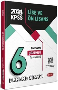 Data Yayınları 2024 KPSS Lise Ön Lisans 6 Deneme