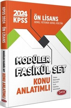 Data Yayınları 2024 KPSS Ön Lisans Konu Anlatımlı Modüler Fasikül Set