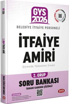 Data Yayınları 2026 Mahalli İdareler ve Belediye Birlikleri Belediye İtfaiye Personeli İtfaiye Amiri GYS Soru Bankası