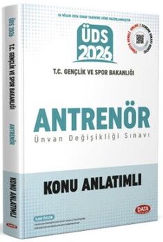 Data Yayınları 2026 ÜDS T.C. Gençlik ve Spor Bakanlığı Antrenör Konu Anlatımlı Soru Bankası