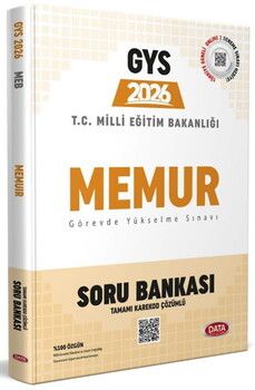 Data Yayınları 2026 GYS T.C. Milli Eğitim Bakanlığı Memur Soru Bankası