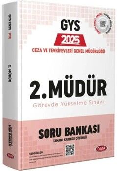 Data Yayınları 2025 Ceza ve Tevkifevleri Ceza İnfaz Kurumu 2. Müdürlük GYS Soru Bankası