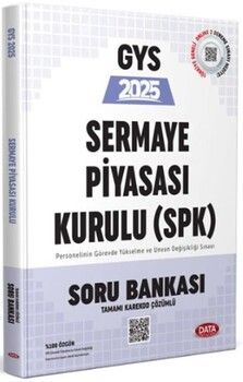 Data Yayınları 2025 Sermaye Piyasa Kurulu GYS SPK Soru Bankası