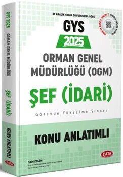 Data Yayınları 2025 Orman Genel Müdürlüğü GYS ÜDS Konu Anlatımlı