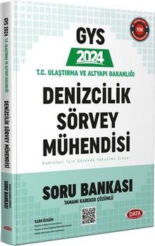 Data Yayınları 2024 GYS T.C. Ulaştırma ve Altyapı Bakanlığı Denizcilik Sörvey Mühendisi Soru Bankası