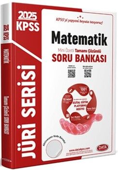 Data Yayınları 2025 KPSS Matematik Jüri Serisi Mini Özetli Tamamı Çözümlü Soru Bankası