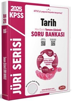 Data Yayınları 2025 KPSS Tarih Jüri Serisi Mini Özetli Tamamı Çözümlü Soru Bankası