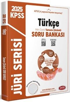 Data Yayınları 2025 KPSS Türkçe Jüri Serisi Mini Özetli Tamamı Çözümlü Soru Bankası