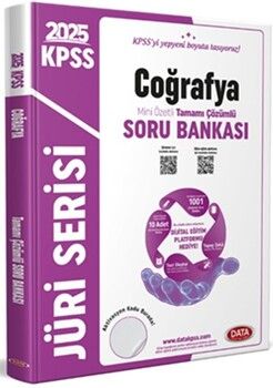 Data Yayınları 2025 KPSS Coğrafya Jüri Serisi Mini Özetli Tamamı Çözümlü Soru Bankası