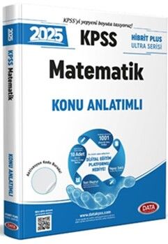 Data Yayınları 2025 KPSS Matematik Hibrit Plus Ultra Serisi Konu Anlatımlı