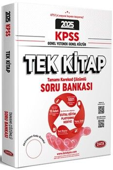 Data Yayınları 2025 KPSS GYGK Tek Kitap Soru Bankası