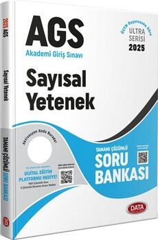 Data Yayınları 2025 AGS Ultra Serisi Sayısal Yetenek Soru Bankası