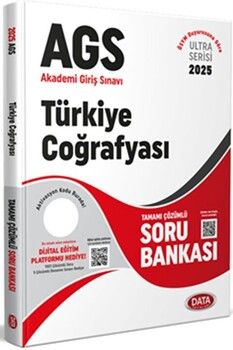 Data Yayınları 2025 AGS Ultra Serisi Türkiye Coğrafyası Soru Bankası