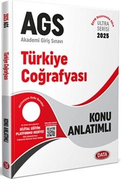 Data Yayınları 2025 AGS Ultra Serisi Türkiye Coğrafyası Konu Anlatımlı