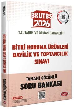 Data Yayınları 2026 T.C. Tarım ve Orman Bakanlığı Bitki Koruma Ürünleri Bayilik ve Toptancılık Sınavı Soru Bankası