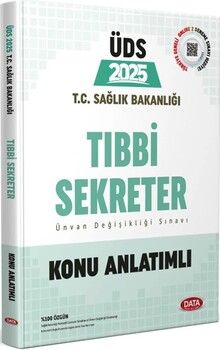  Data Yayınları 2025 ÜDS Sağlık Bakanlığı Tıbbi Sekreter Konu Anlatımlı