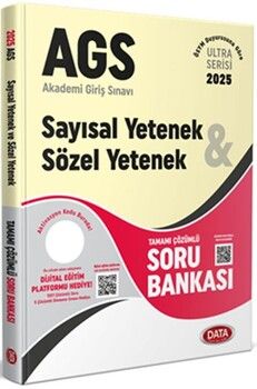  Data Yayınları 2025 AGS Sayısal Yetenek Sözel Yetenek Soru Bankası