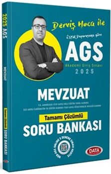  Data Yayınları 2025 Derviş Hoca ile AGS Mevzuat Çözümlü Soru Bankası