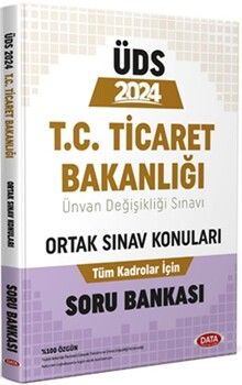 Data Yayınları 2024 T.C. Bakanlığı ÜDS Ortak Sınav Konuları Soru Bankası
