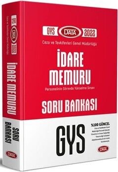 Data Yayınları 2022 Ceza ve Tevkifevleri İdare Memuru GYS Soru Bankası