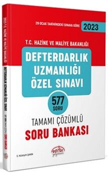 Data Yayınları Defterdar Uzmanlığı Özel Sınavı 577 Soru Bankası