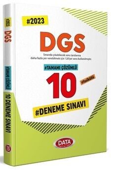 Data Yayınları DGS Tamamı Çözümlü 10 Deneme Sınavı