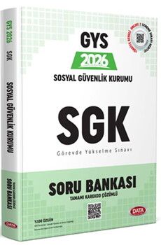 Data Yayınları GYS Sosyal Güvenlik Kurumu Soru Bankası