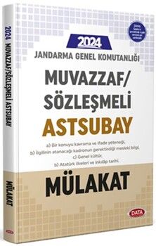 Data Yayınları Jandarma Genel Komutanlığı Muvazzaf Sözleşmeli Astsubay Mülakat Sınavına Hazırlık Kitabı