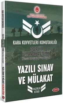 Data Yayınları Kara Kuvvetleri Komutanlığı 2024 Yılı Uzman Erbaş Temini Yazılı Sınav ve Mülakat Hazırlık Kitabı